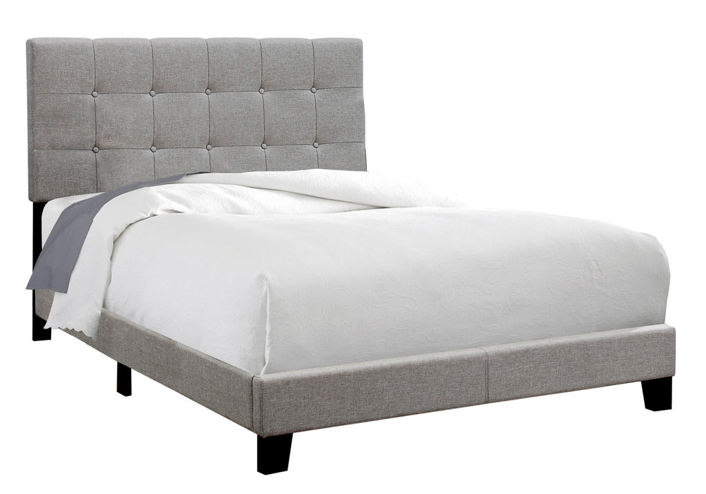 BED - FULL SIZE / GREY LINEN