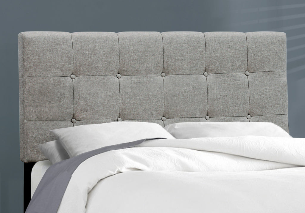 BED - FULL SIZE / GREY LINEN