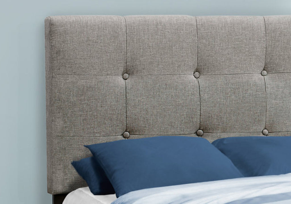 BED - TWIN SIZE / GREY LINEN