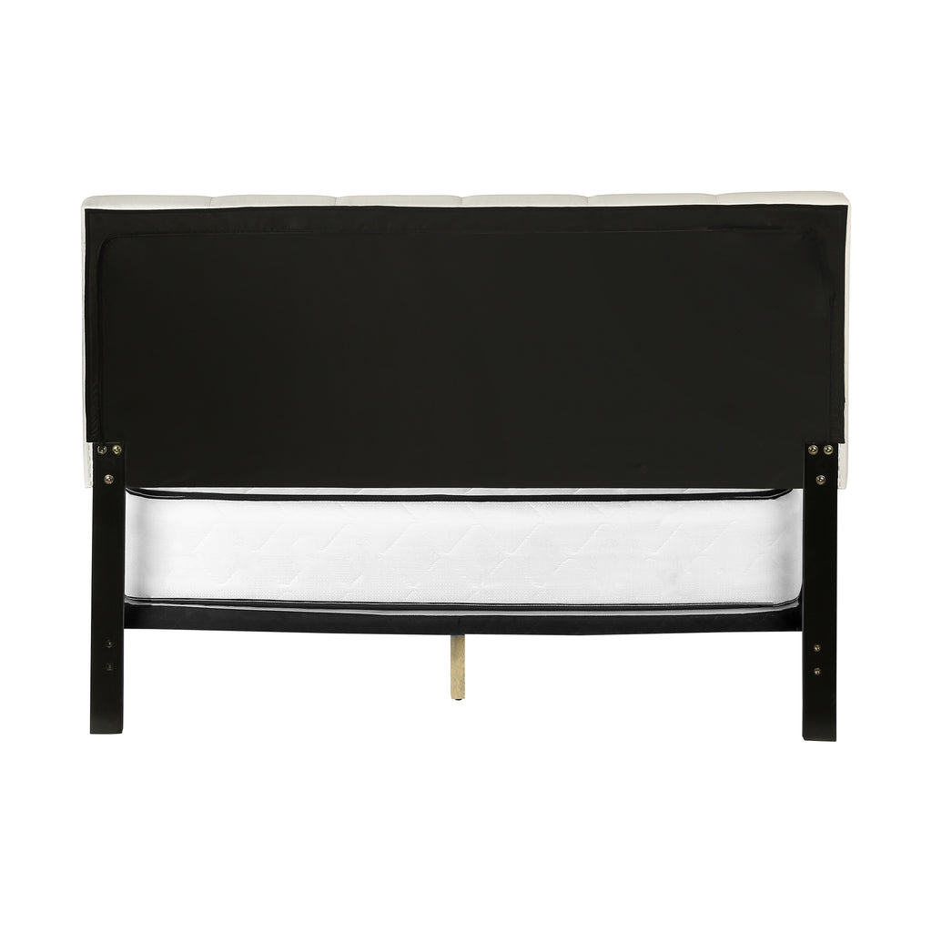 BED - QUEEN SIZE / BEIGE LINEN