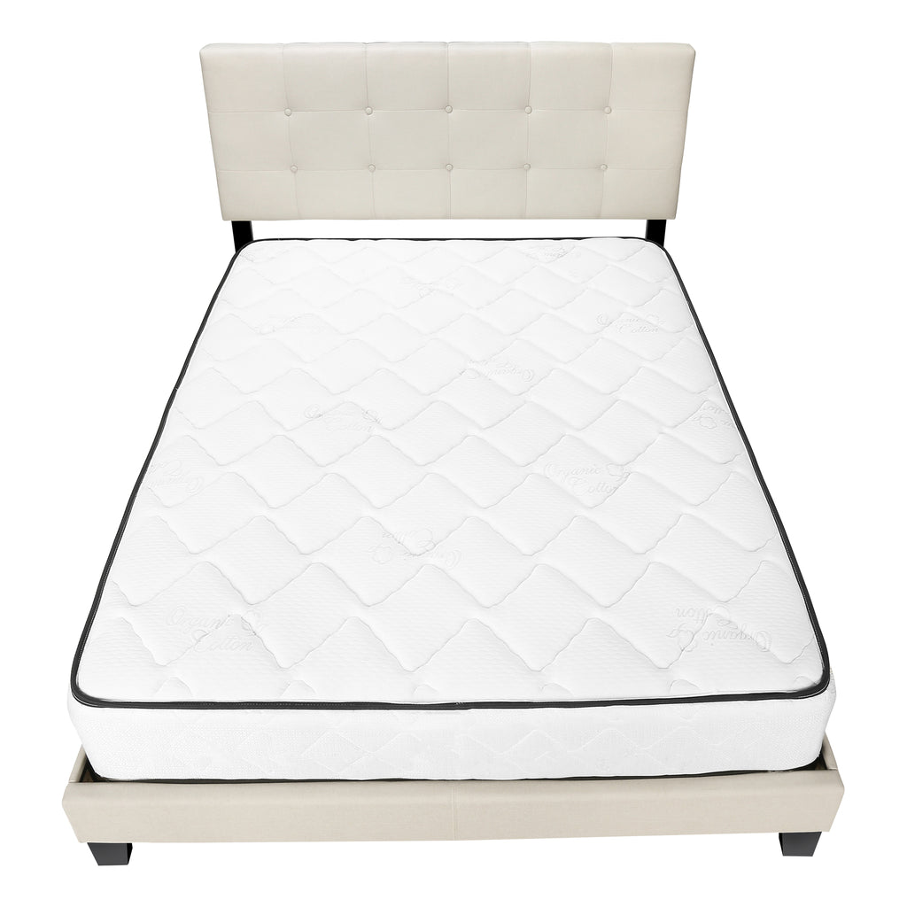 BED - QUEEN SIZE / BEIGE LINEN