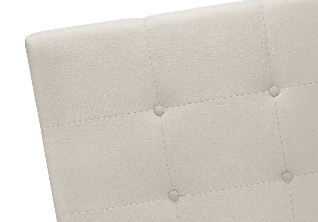 BED - QUEEN SIZE / BEIGE LINEN