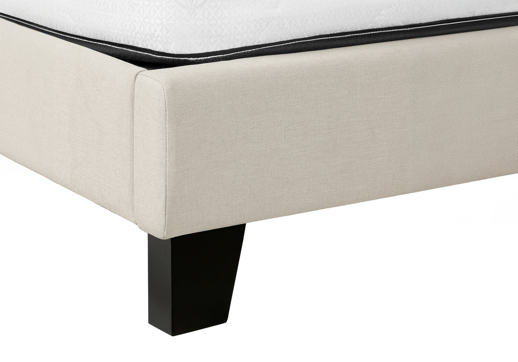 BED - QUEEN SIZE / BEIGE LINEN