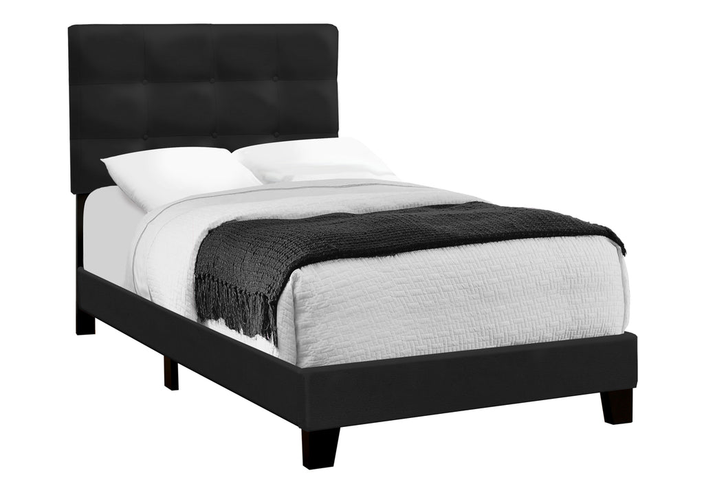 BED - TWIN SIZE / BLACK VELVET