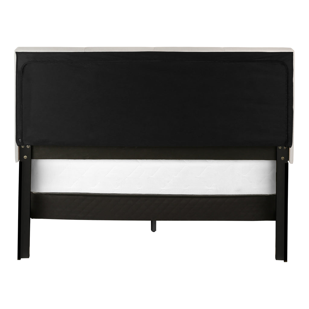 BED - QUEEN SIZE / BEIGE LINEN