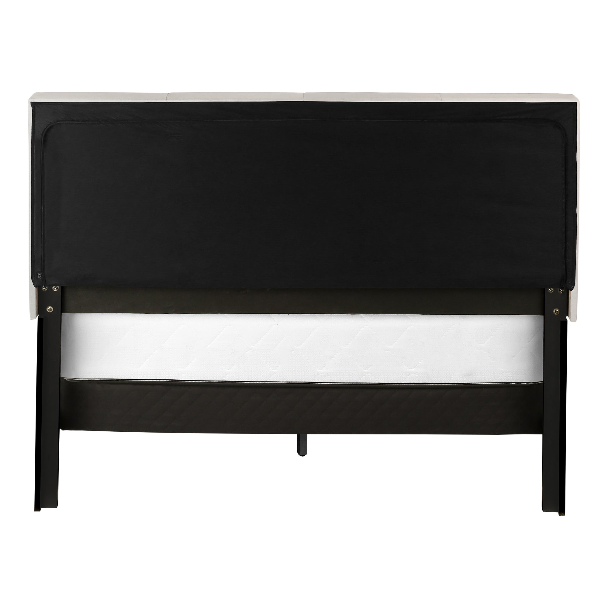 BED - QUEEN SIZE / BEIGE LINEN