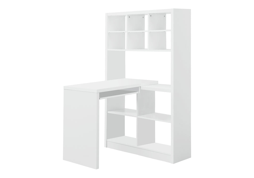 COMPUTER DESK - WHITE LEFT OR RIGHT FACING CORNER
