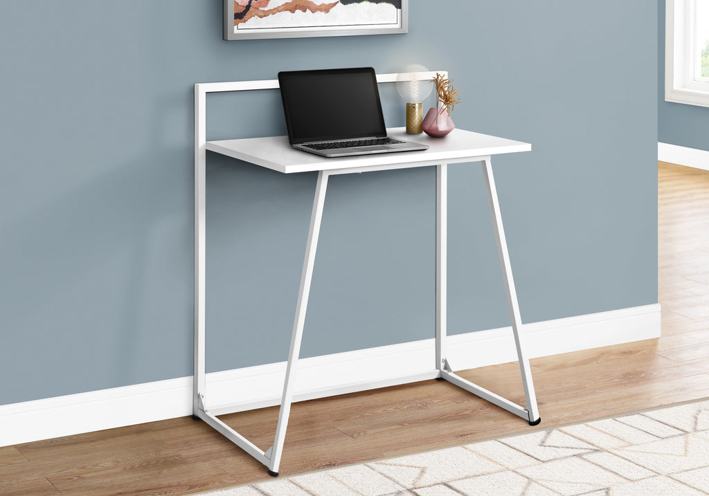 COMPUTER DESK - 30""L / JUVENILE WHITE / WHITE METAL