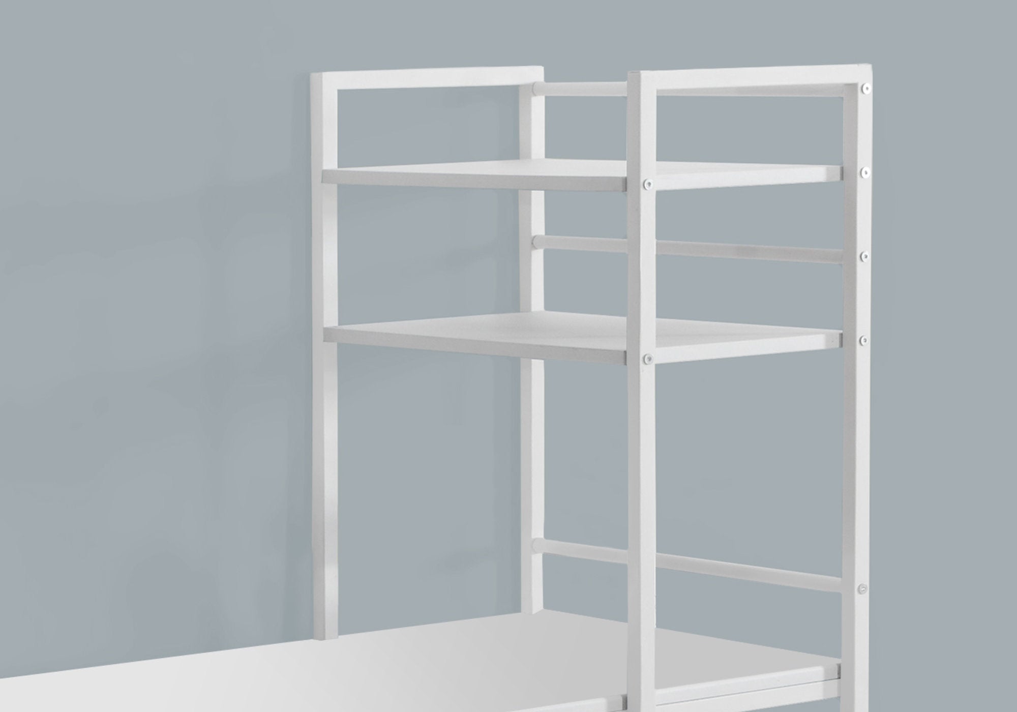 COMPUTER DESK - 48""L / WHITE TOP / WHITE METAL