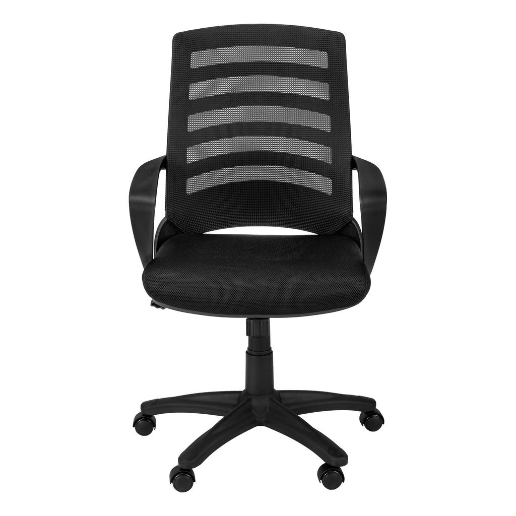 OFFICE CHAIR - BLACK / BLACK MESH / MULTI POSITION