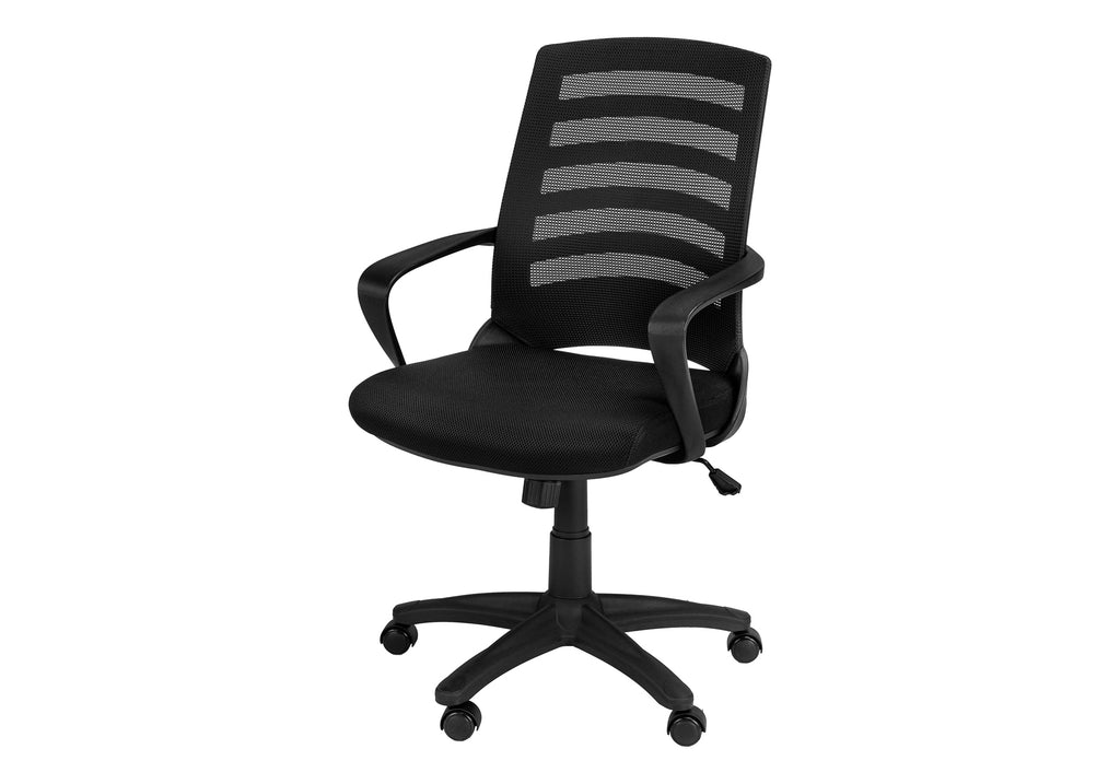 OFFICE CHAIR - BLACK / BLACK MESH / MULTI POSITION