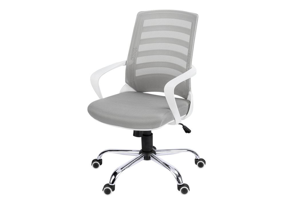 OFFICE CHAIR - WHITE / GREY MESH / MULTI POSITION
