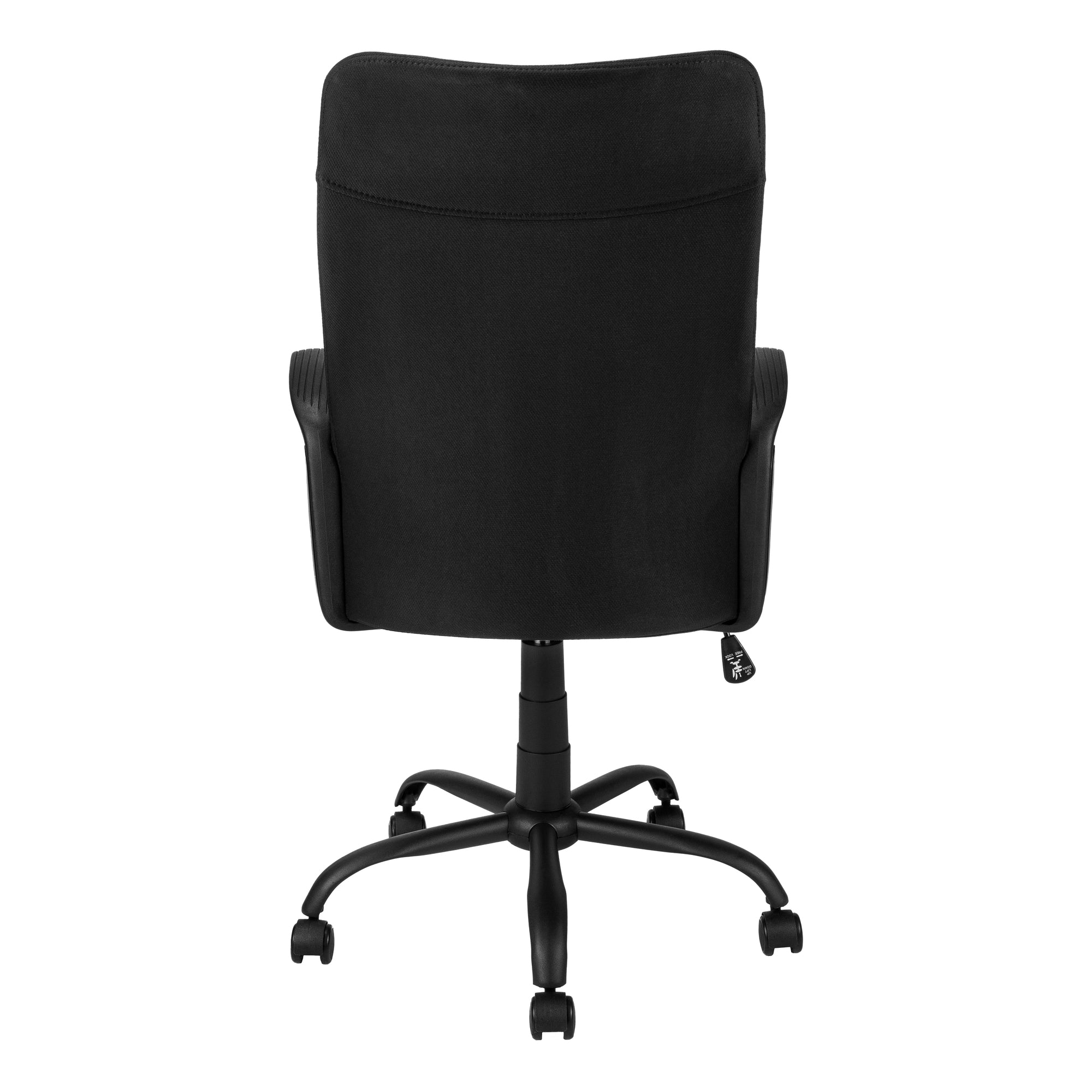 OFFICE CHAIR - BLACK / BLACK FABRIC / MULTI POSITION