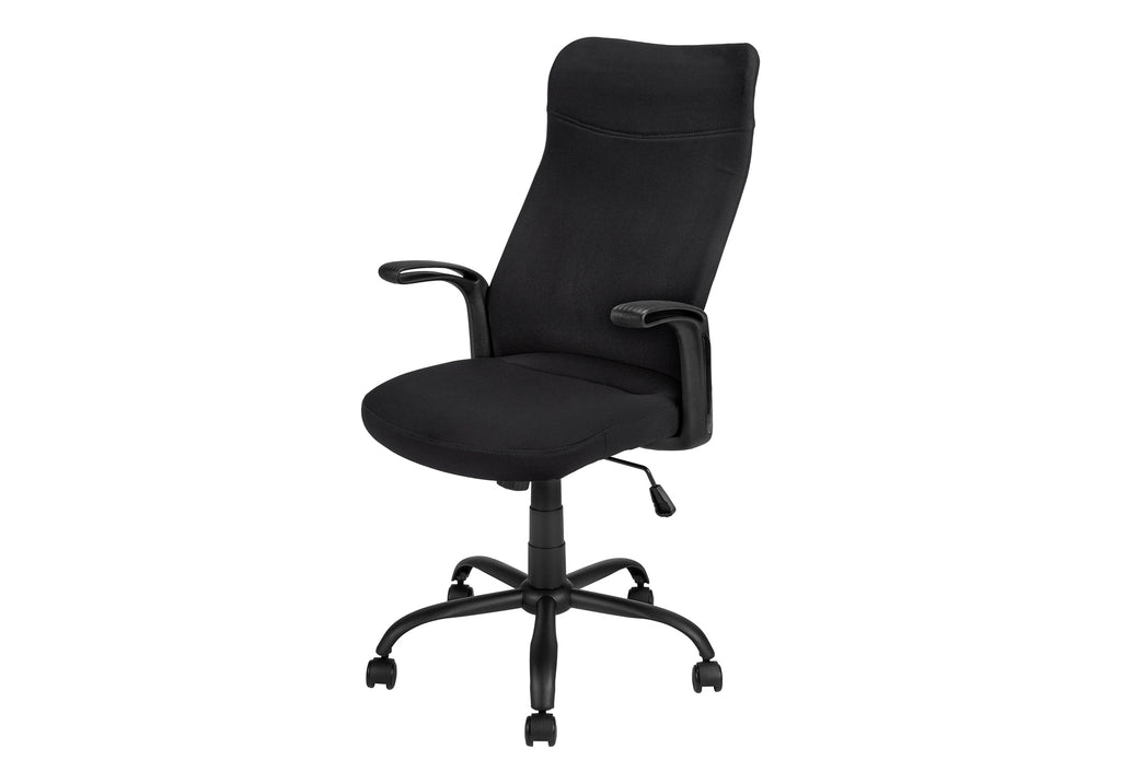 OFFICE CHAIR - BLACK / BLACK FABRIC / MULTI POSITION