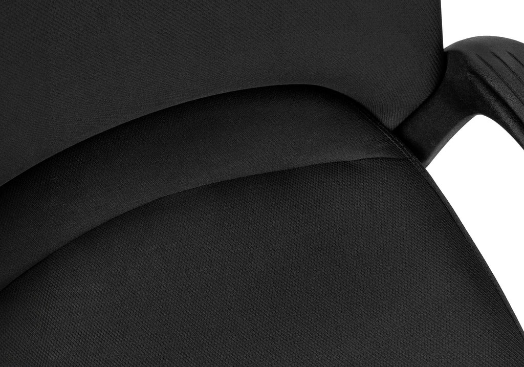 OFFICE CHAIR - BLACK / BLACK FABRIC / MULTI POSITION