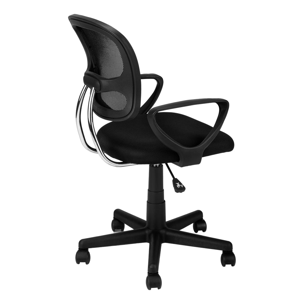 OFFICE CHAIR - BLACK MESH JUVENILE / MULTI-POSITION