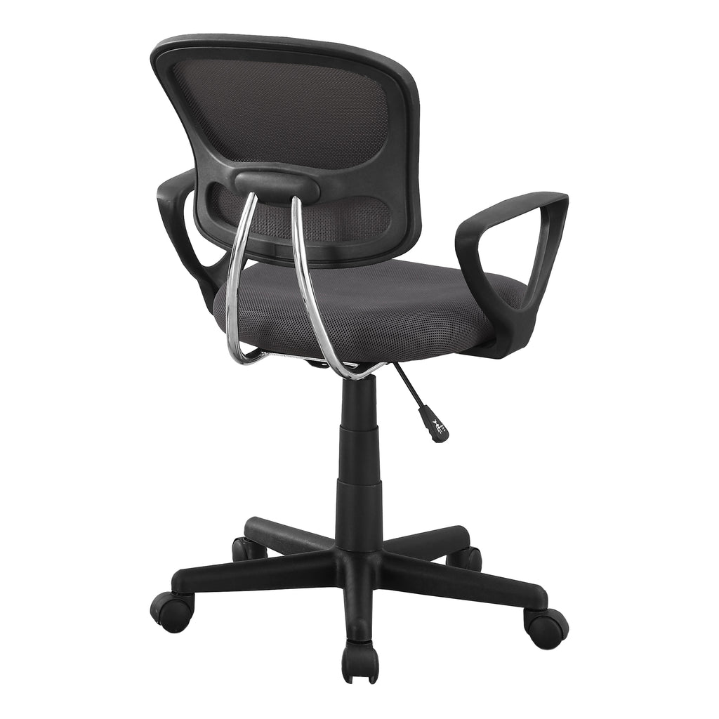 OFFICE CHAIR - GREY MESH JUVENILE / MULTI POSITION