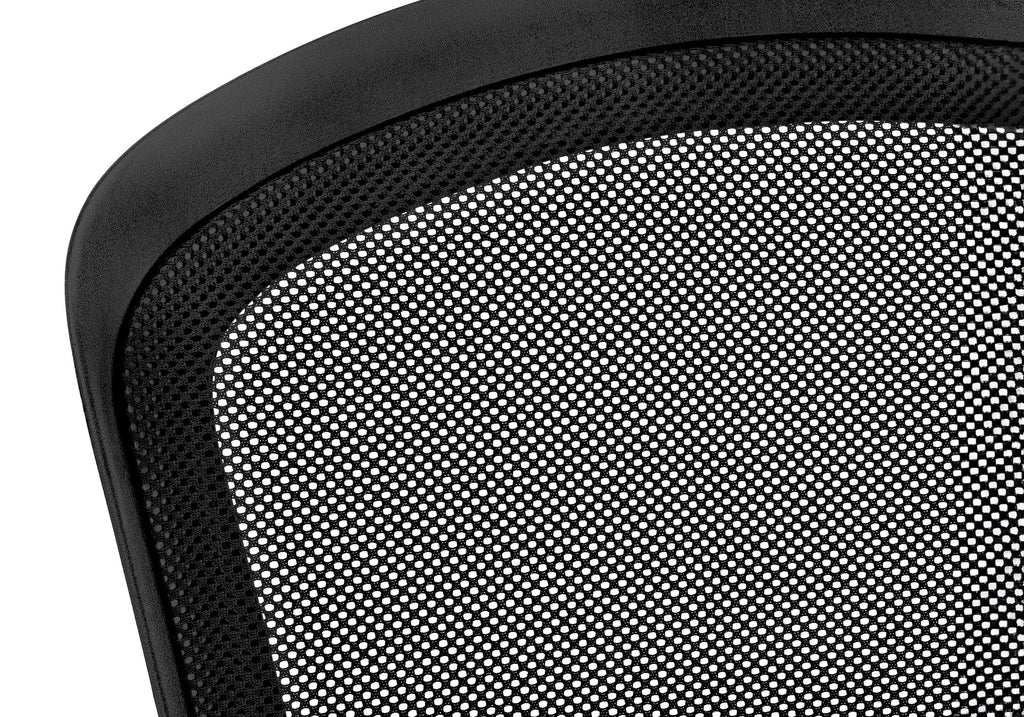 OFFICE CHAIR - BLACK MESH MID-BACK / MULTI-POSITION