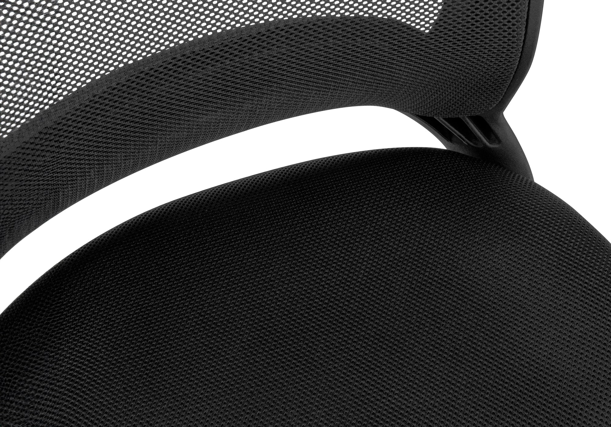 OFFICE CHAIR - BLACK MESH MID-BACK / MULTI-POSITION