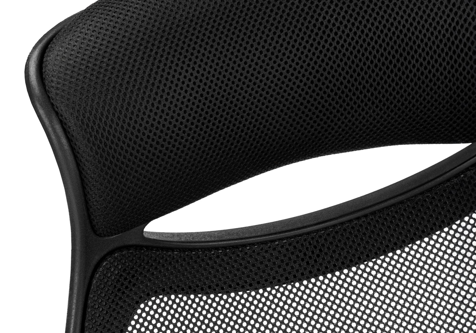 OFFICE CHAIR - BLACK MESH / CHROME HIGH-BACK EXECUTIVE
