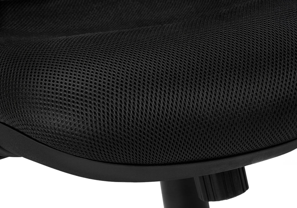 OFFICE CHAIR - BLACK MESH / CHROME HIGH-BACK EXECUTIVE