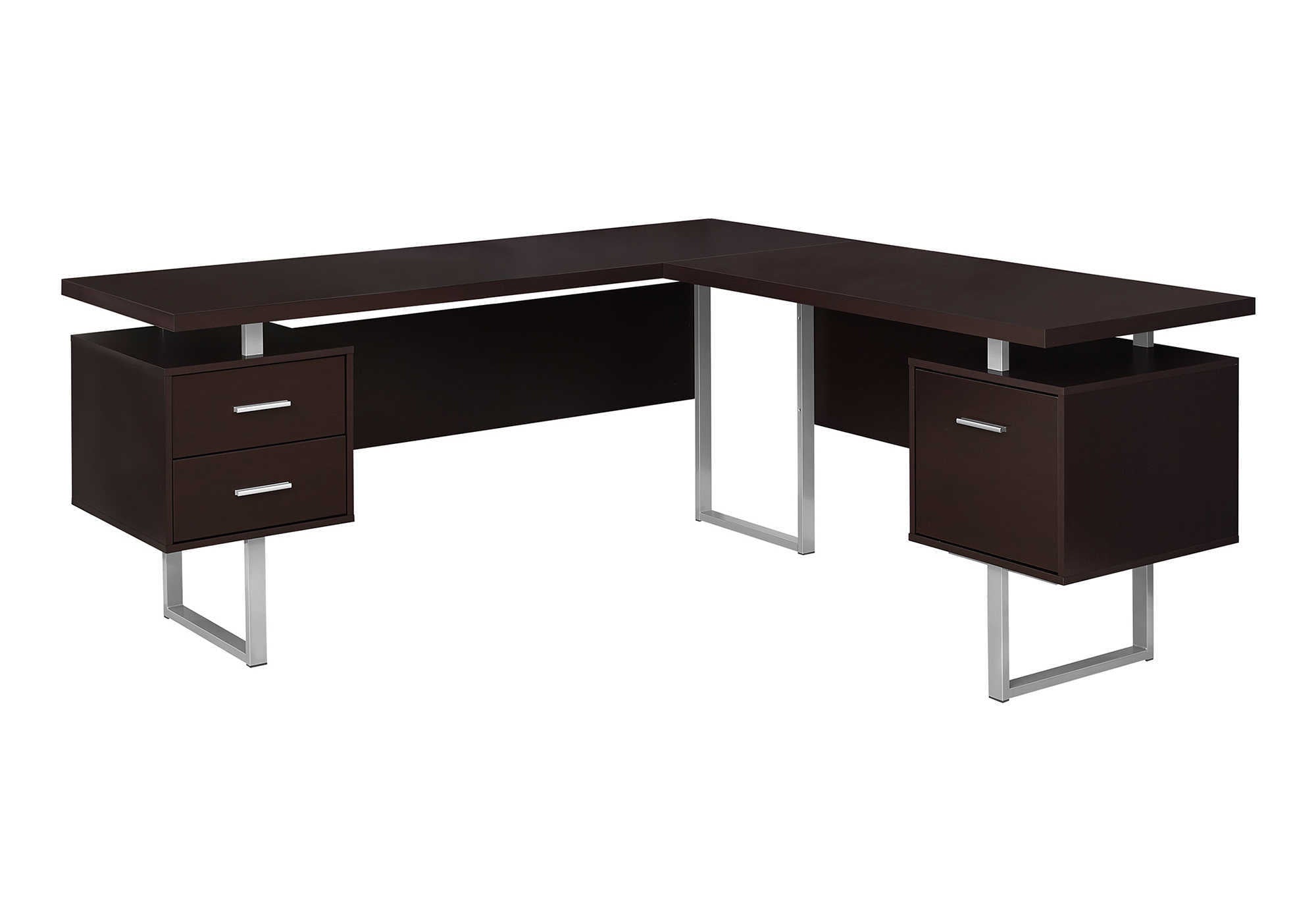 COMPUTER DESK - 70""L / ESPRESSO LEFT OR RIGHT FACING
