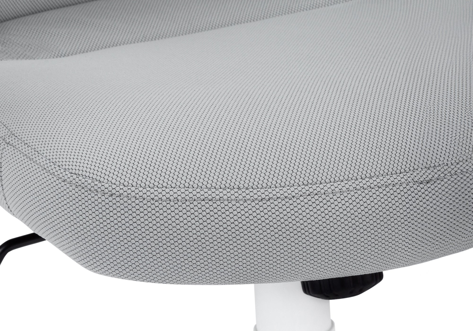 OFFICE CHAIR - WHITE / GREY FABRIC / MULTI POSITION