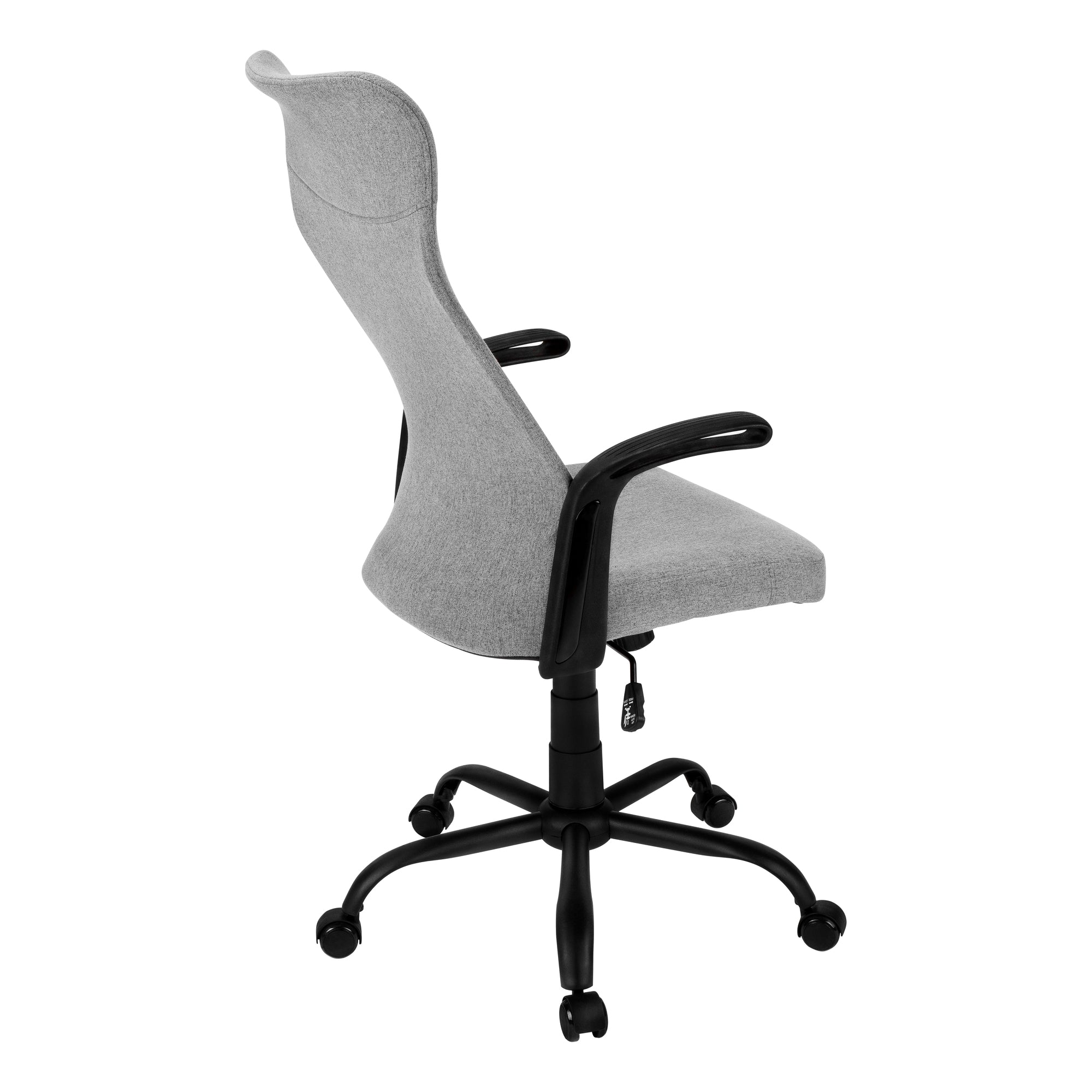 OFFICE CHAIR - BLACK / DARK GREY FABRIC / MULTI POSITION