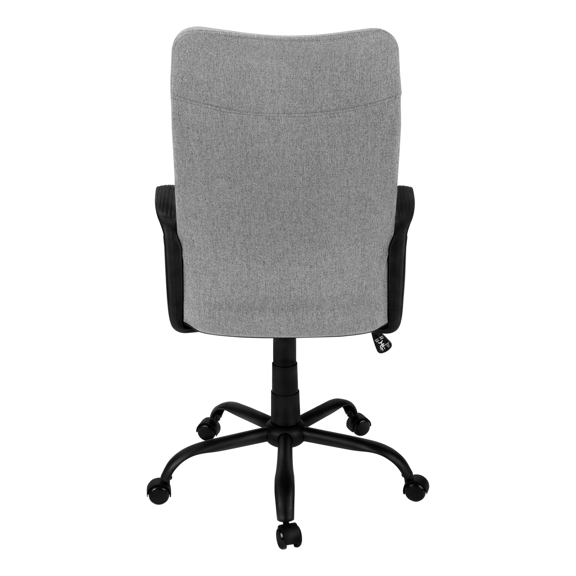 OFFICE CHAIR - BLACK / DARK GREY FABRIC / MULTI POSITION