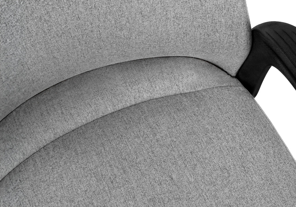 OFFICE CHAIR - BLACK / DARK GREY FABRIC / MULTI POSITION