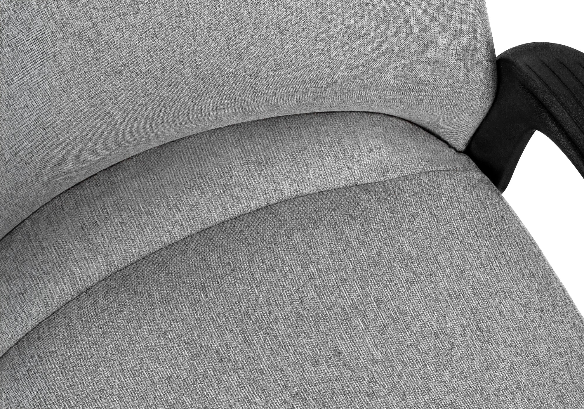 OFFICE CHAIR - BLACK / DARK GREY FABRIC / MULTI POSITION