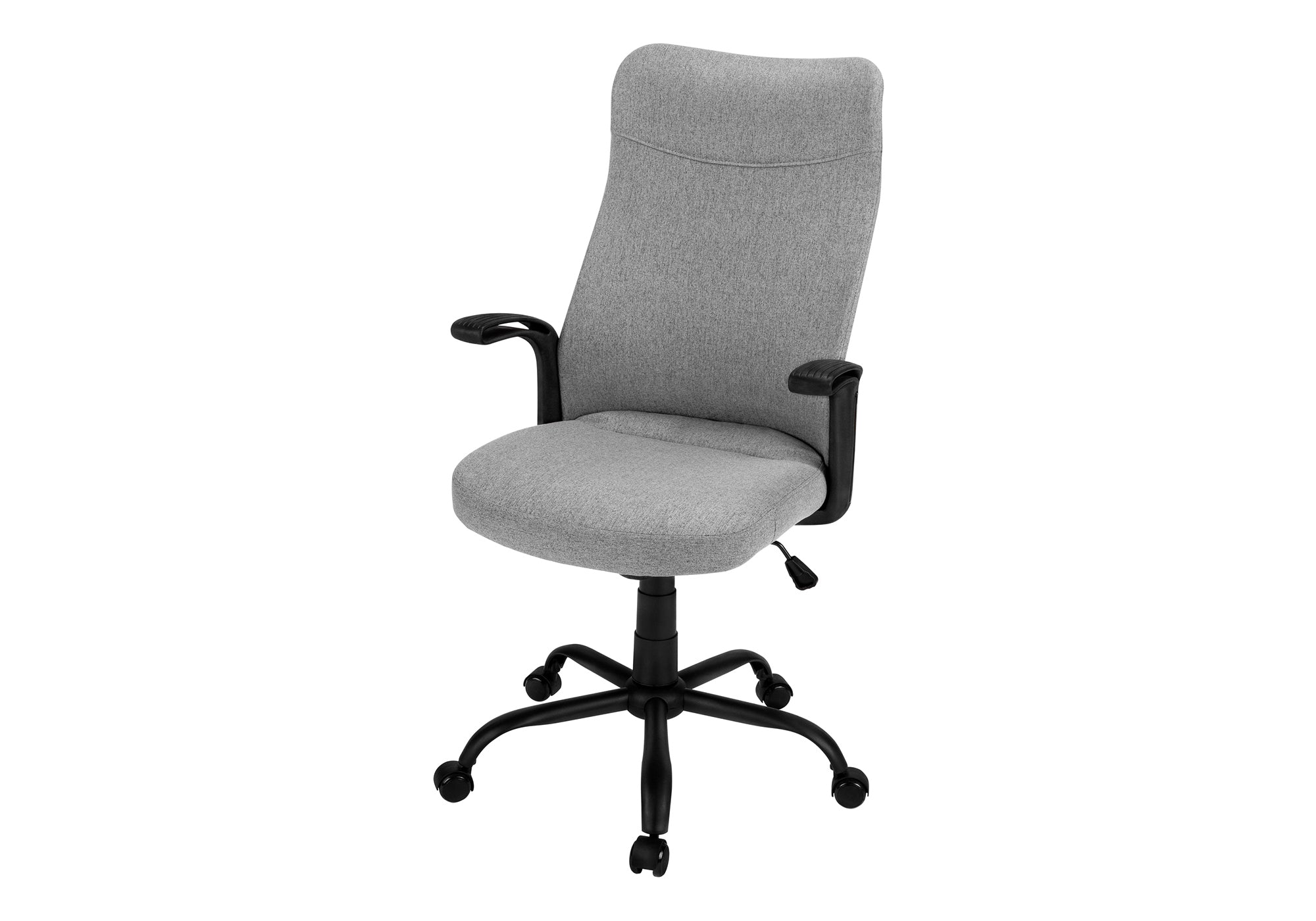OFFICE CHAIR - BLACK / DARK GREY FABRIC / MULTI POSITION