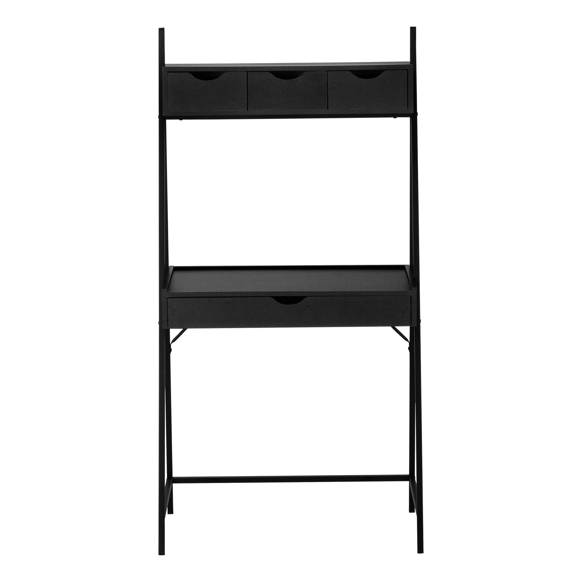 COMPUTER DESK - 32""L / BLACK / BLACK METAL