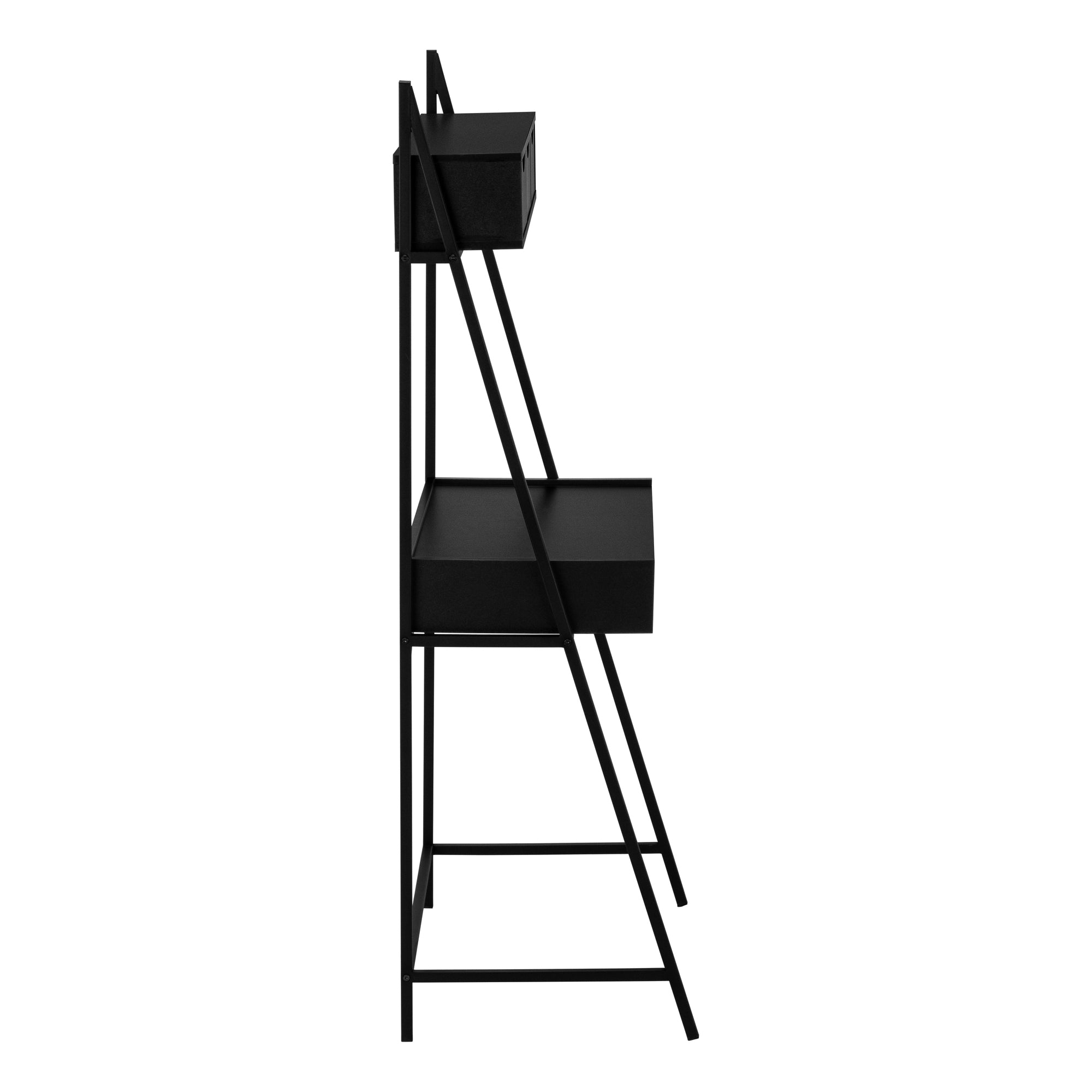 COMPUTER DESK - 32""L / BLACK / BLACK METAL