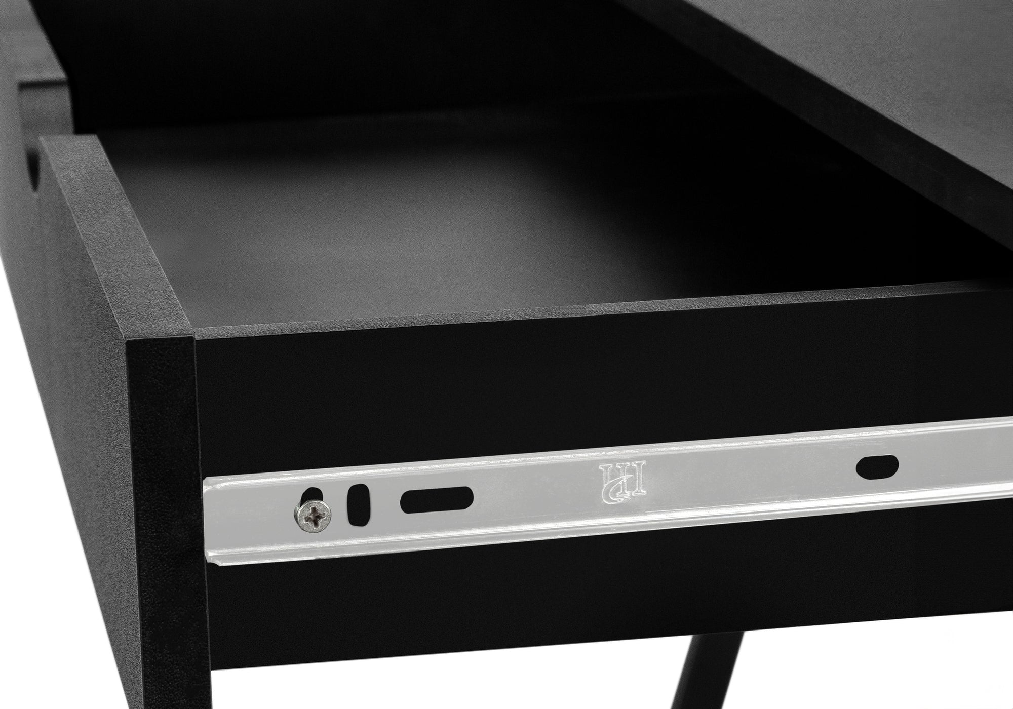 COMPUTER DESK - 32""L / BLACK / BLACK METAL