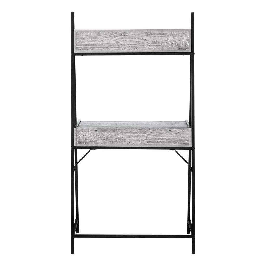 COMPUTER DESK - 32""L / GREY / BLACK METAL