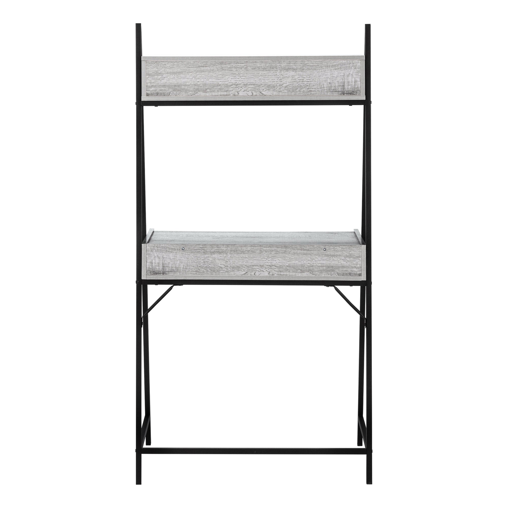 COMPUTER DESK - 32""L / GREY / BLACK METAL