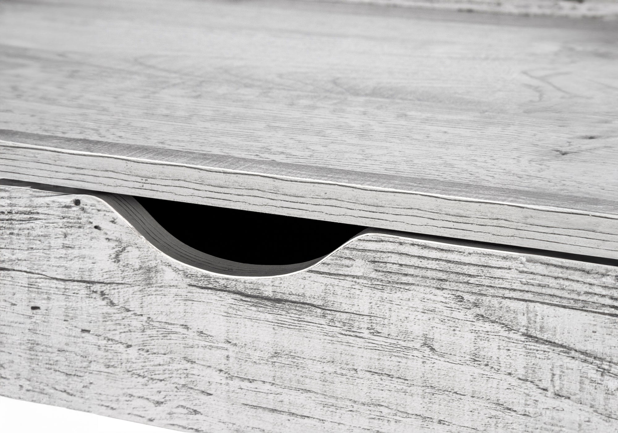 COMPUTER DESK - 32""L / GREY / BLACK METAL