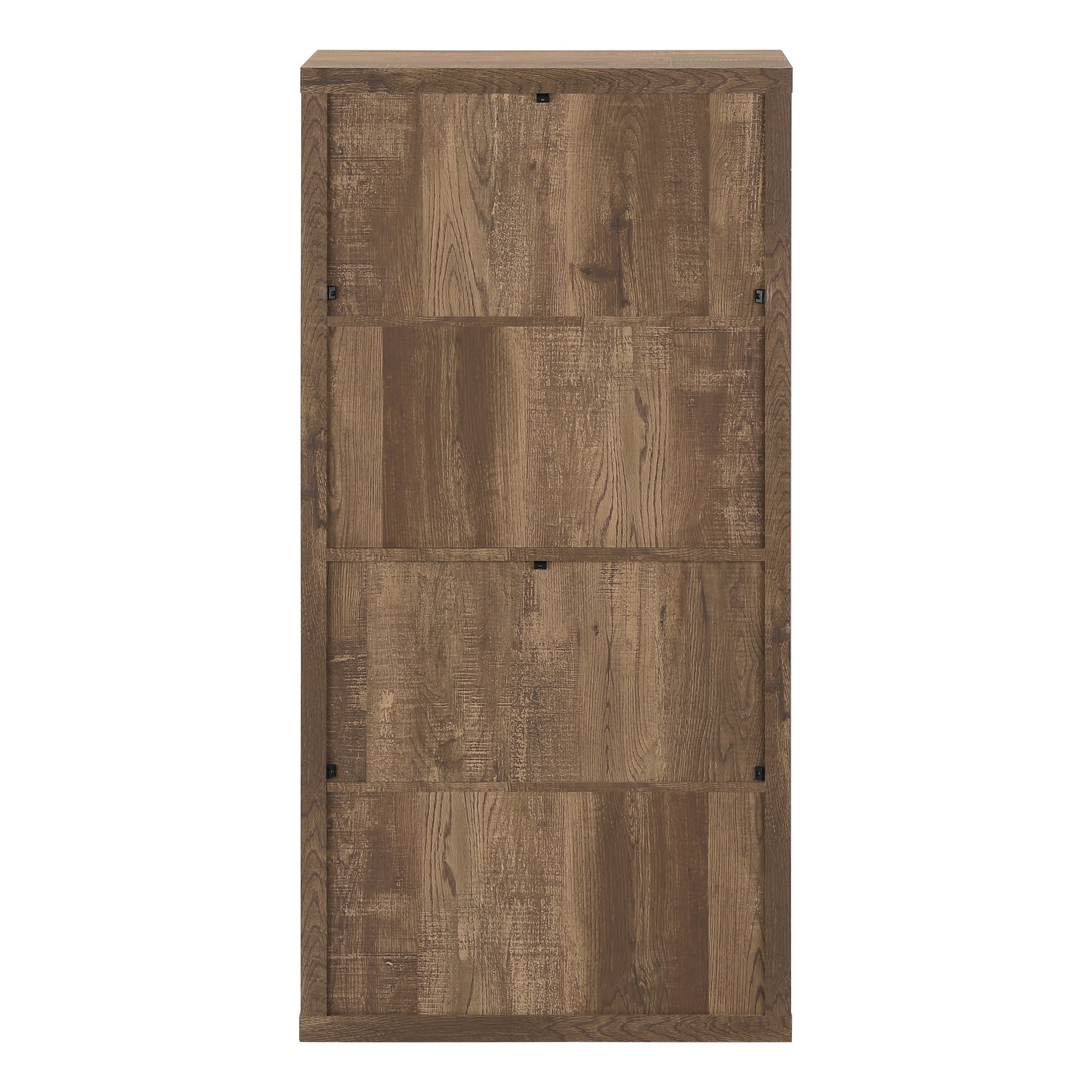 BOOKCASE - 48""H / BROWN RECLAIMED WOOD-LOOK/ ADJ. SHELVES