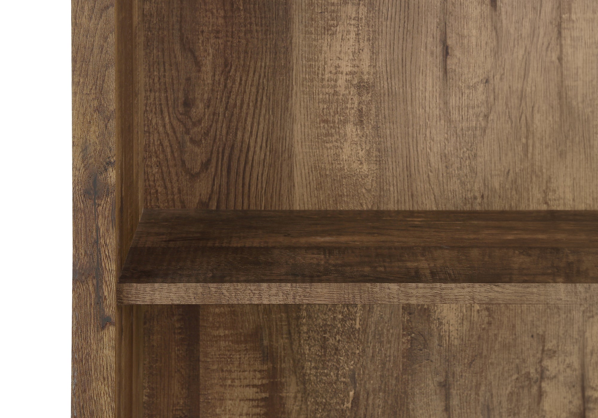 BOOKCASE - 48""H / BROWN RECLAIMED WOOD-LOOK/ ADJ. SHELVES
