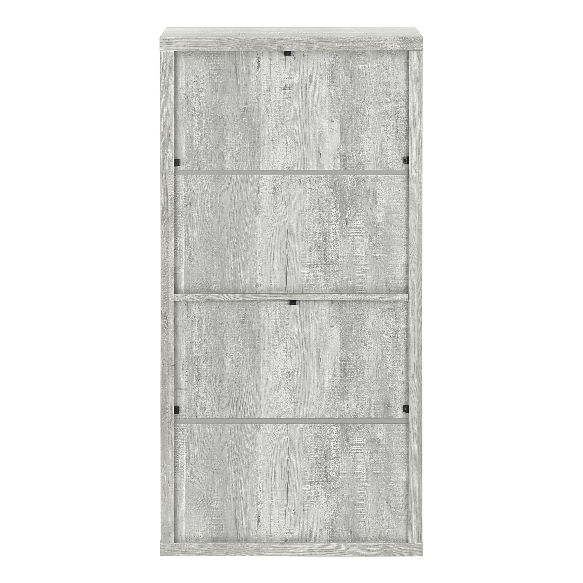 BOOKCASE - 48""H / GREY RECLAIMED WOOD-LOOK / ADJ. SHELVES