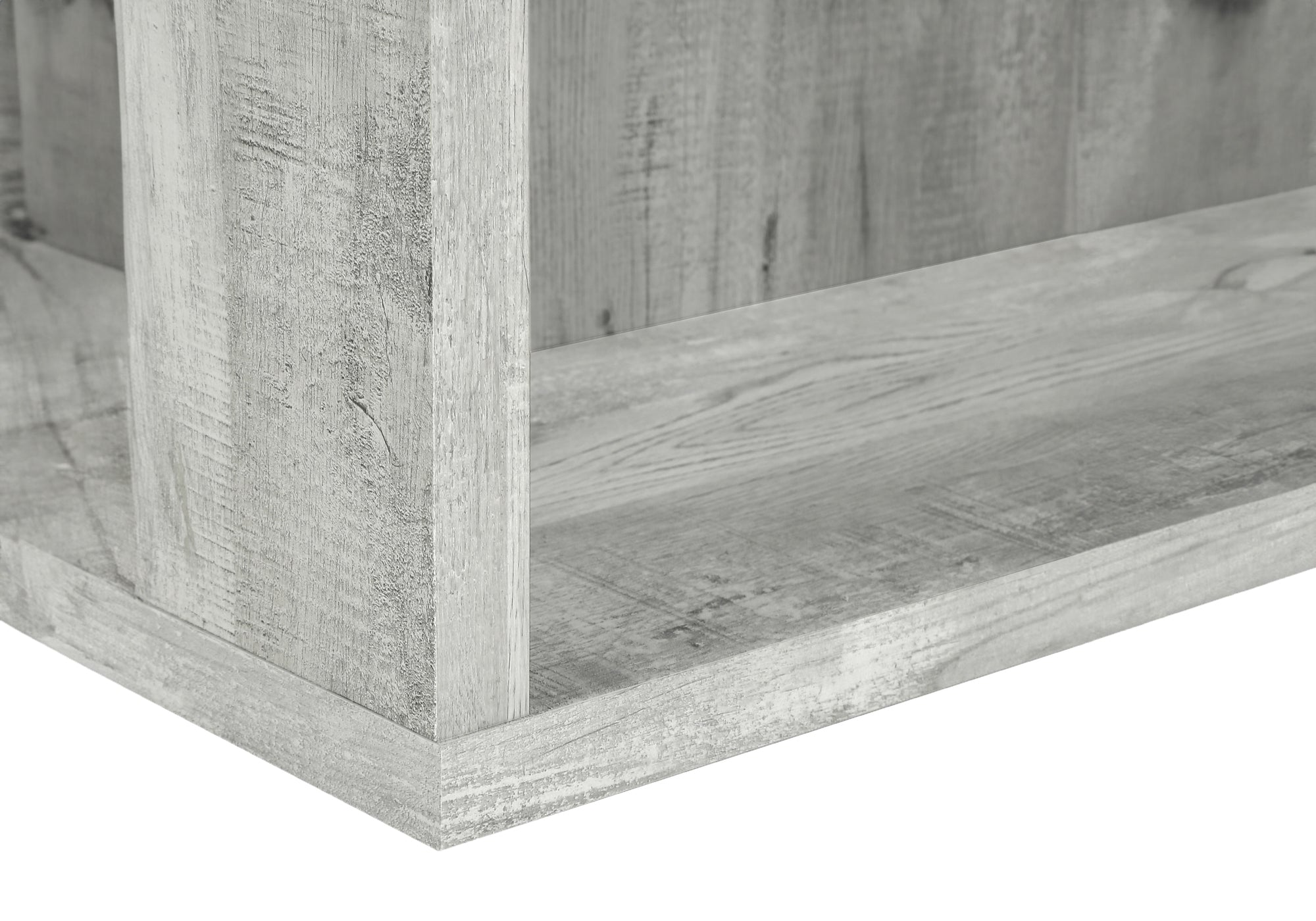 BOOKCASE - 48""H / GREY RECLAIMED WOOD-LOOK / ADJ. SHELVES