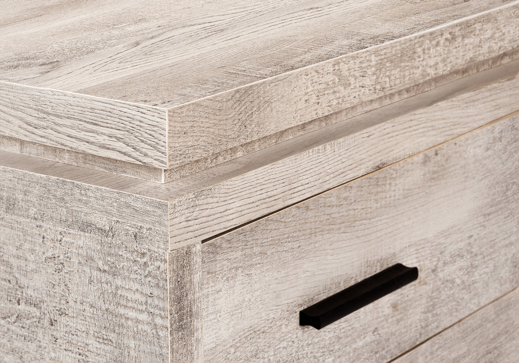 COMPUTER DESK - TAUPE RECLAIMED WOOD L/R FACING CORNER