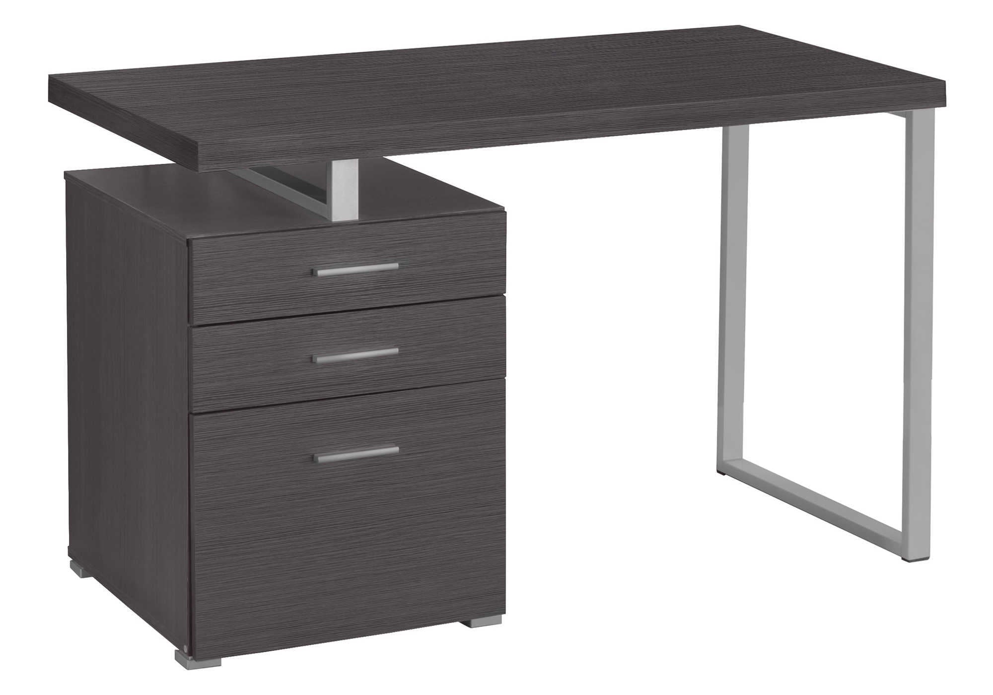COMPUTER DESK - 48""L / GREY LEFT OR RIGHT FACING