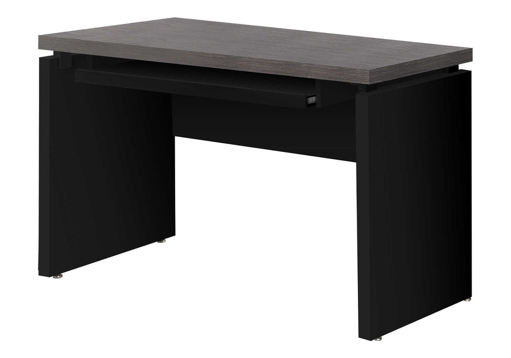 COMPUTER DESK - 48""L / BLACK / GREY TOP