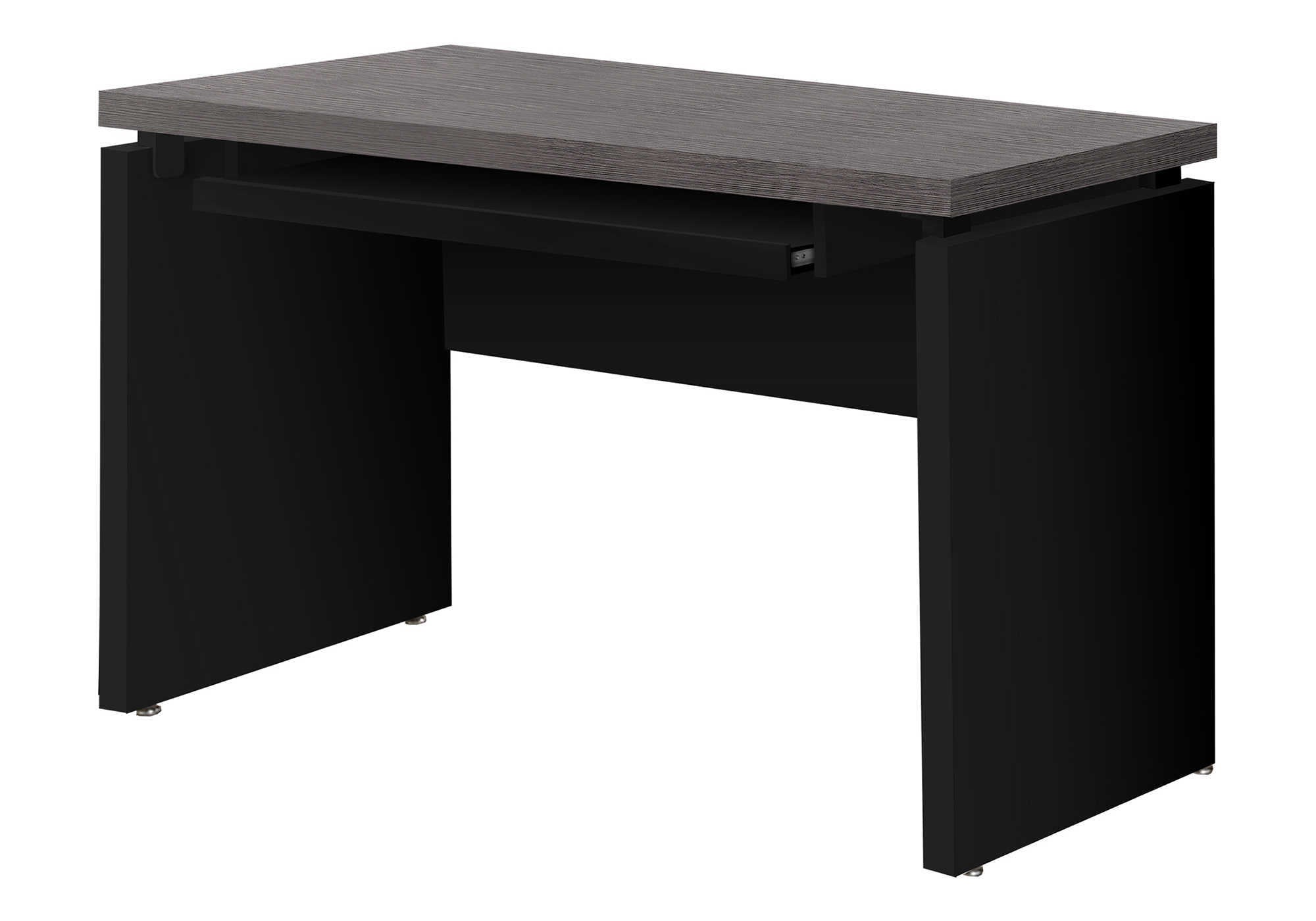 COMPUTER DESK - 48""L / BLACK / GREY TOP