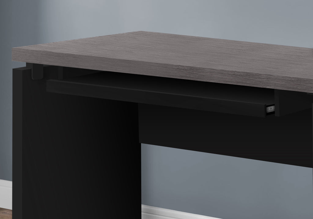 COMPUTER DESK - 48""L / BLACK / GREY TOP