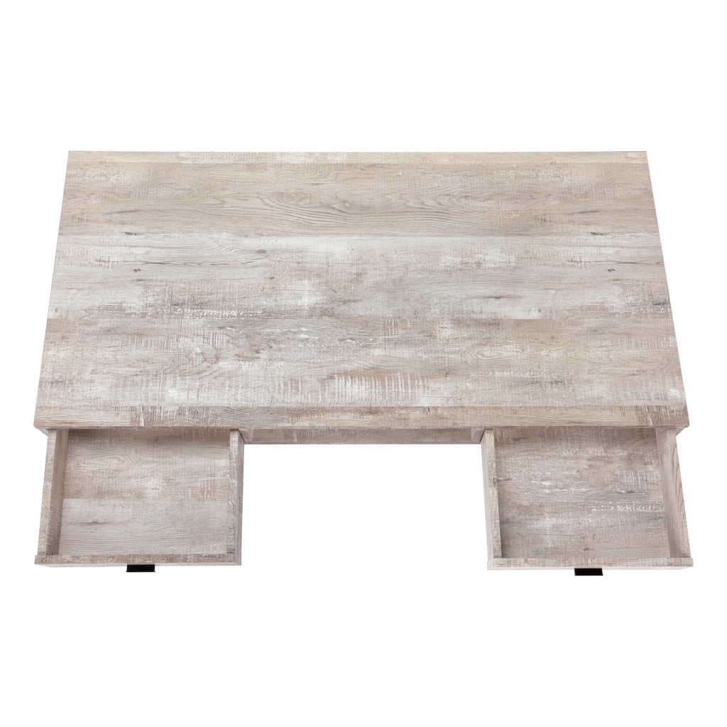 COMPUTER DESK - 48""L / TAUPE RECLAIMED WOOD / BLACK METAL