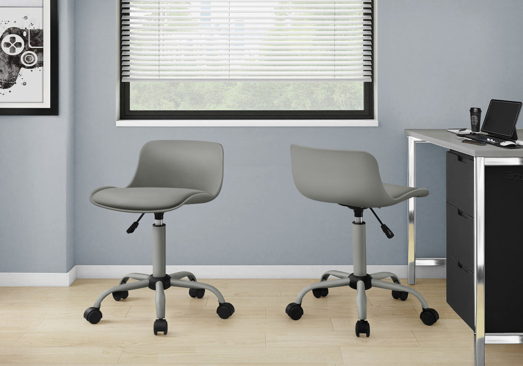 OFFICE CHAIR - GREY JUVENILE / MULTI-POSITION