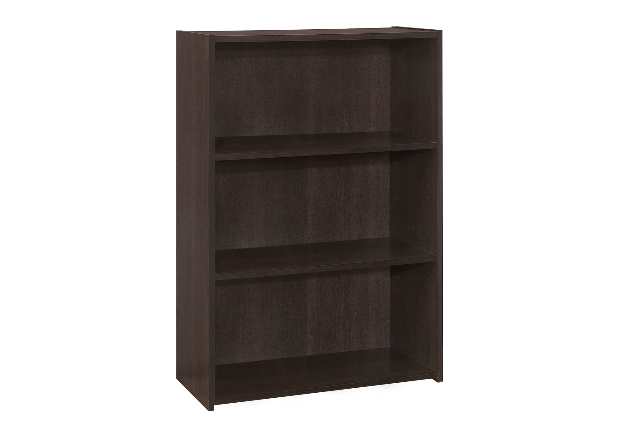 BOOKCASE - 36""H / ESPRESSO WITH 3 SHELVES